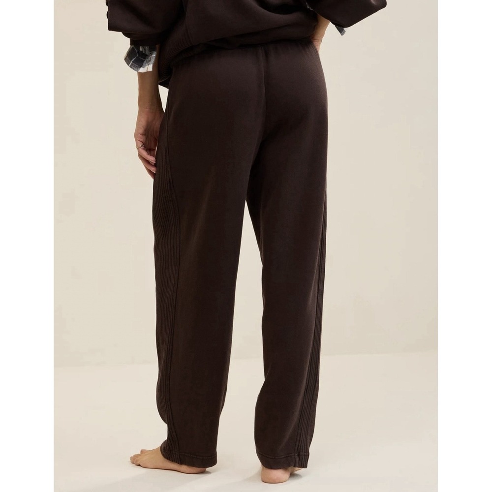 NWOT Aerie Oh Snap! Barrel Sweatpants Sz M Lounge Cozy Comfy MSRP $55 - Picture 3 of 12
